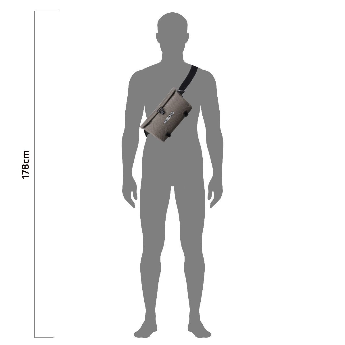 ORTLIEB Velo-Sling – pyörälaukku, vedenpitävä, 3 l